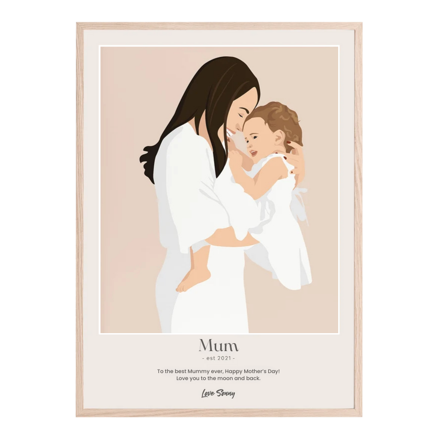 Personalised Mum Poster