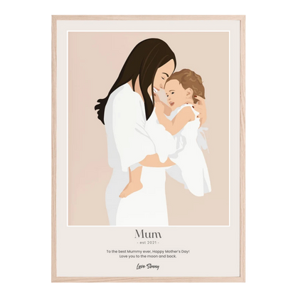 Personalised Mum Poster