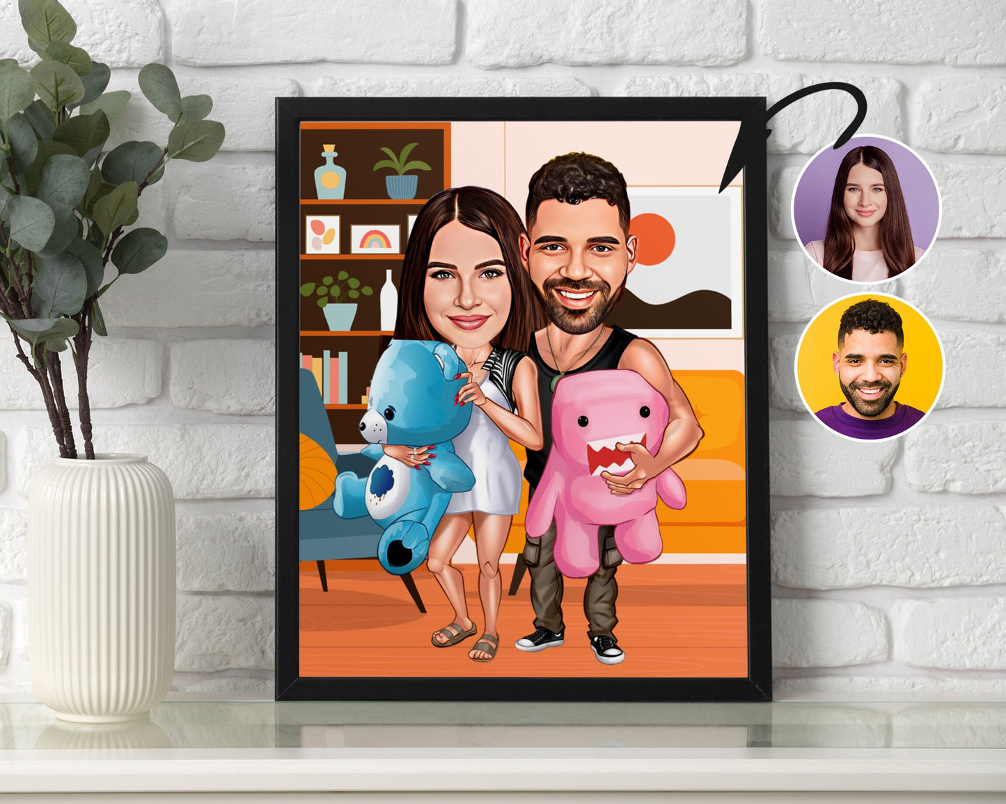 Personalised Couple Caricature