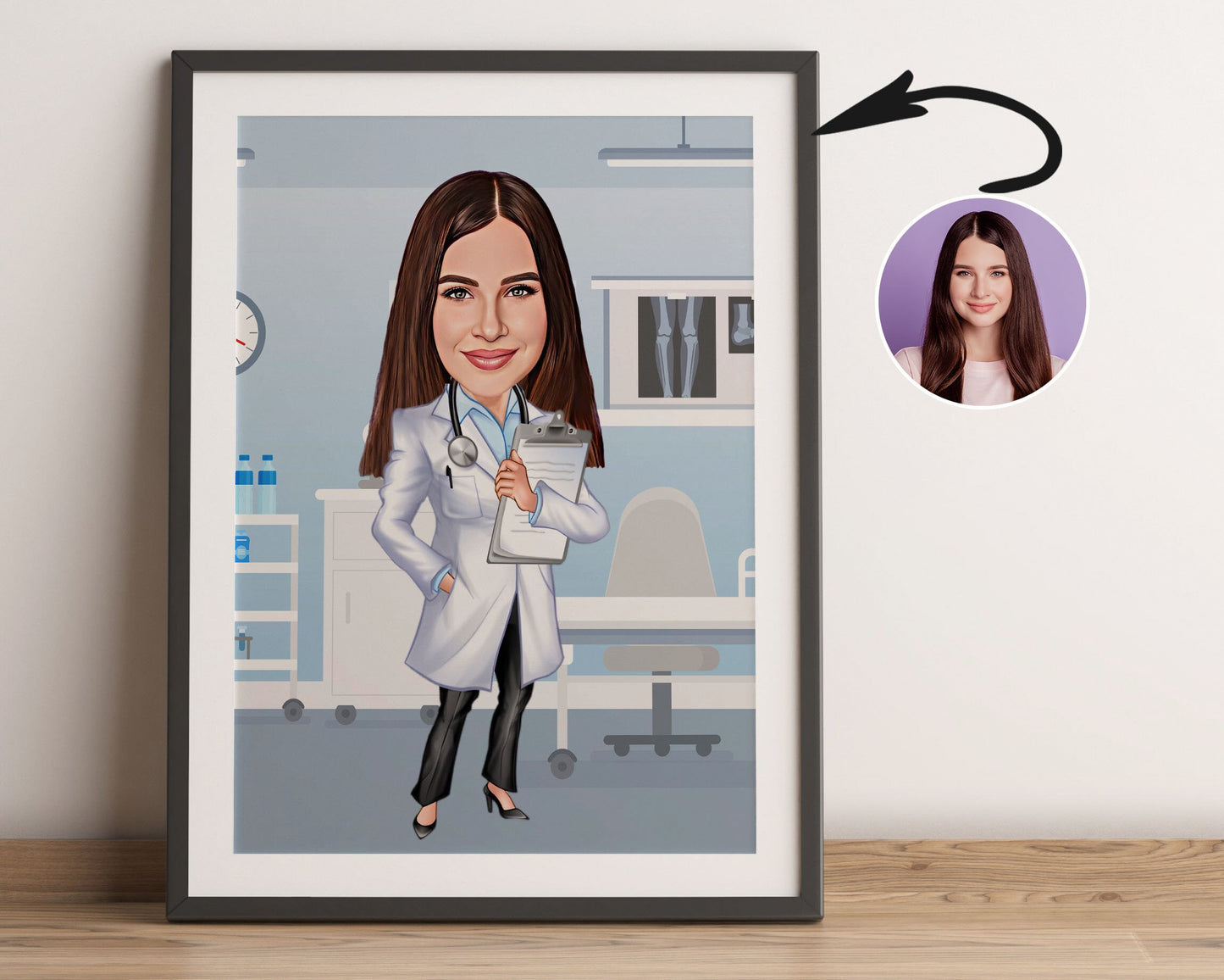 Personalised Doctor Caricature