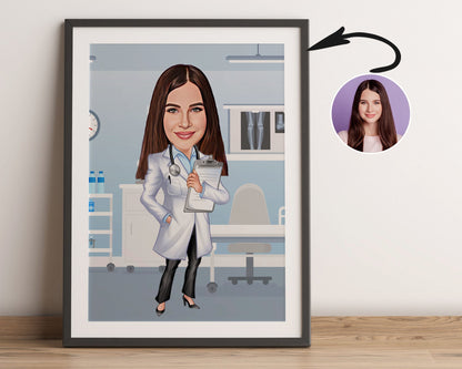Personalised Doctor Caricature