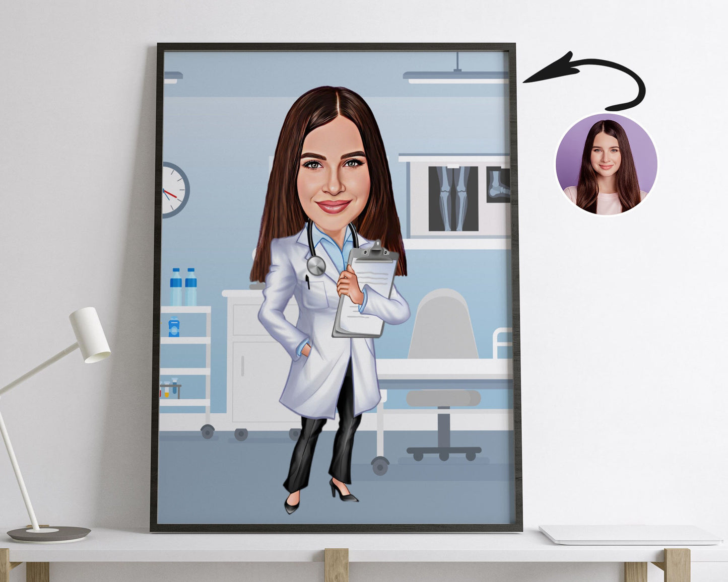 Personalised Doctor Caricature