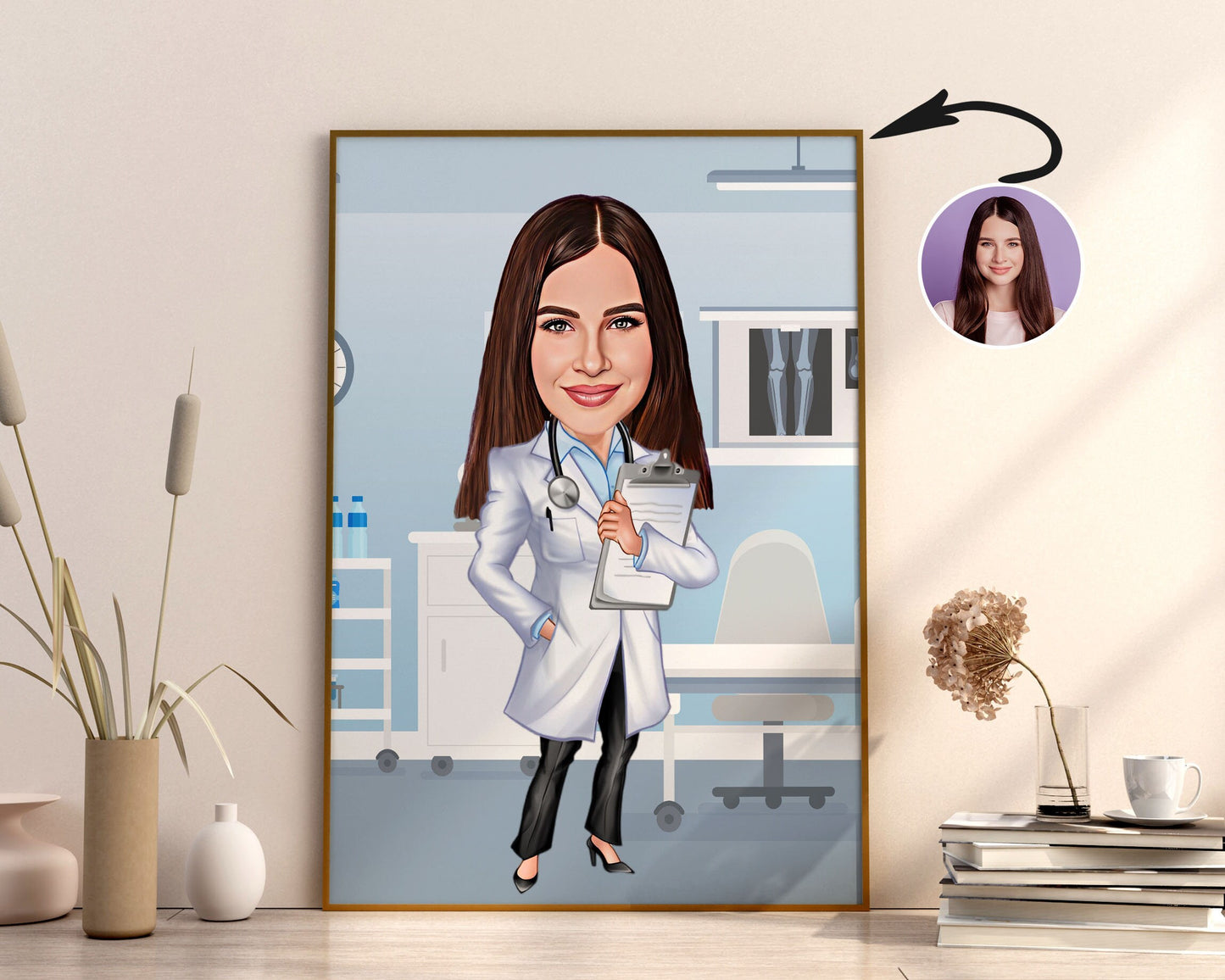 Personalised Doctor Caricature