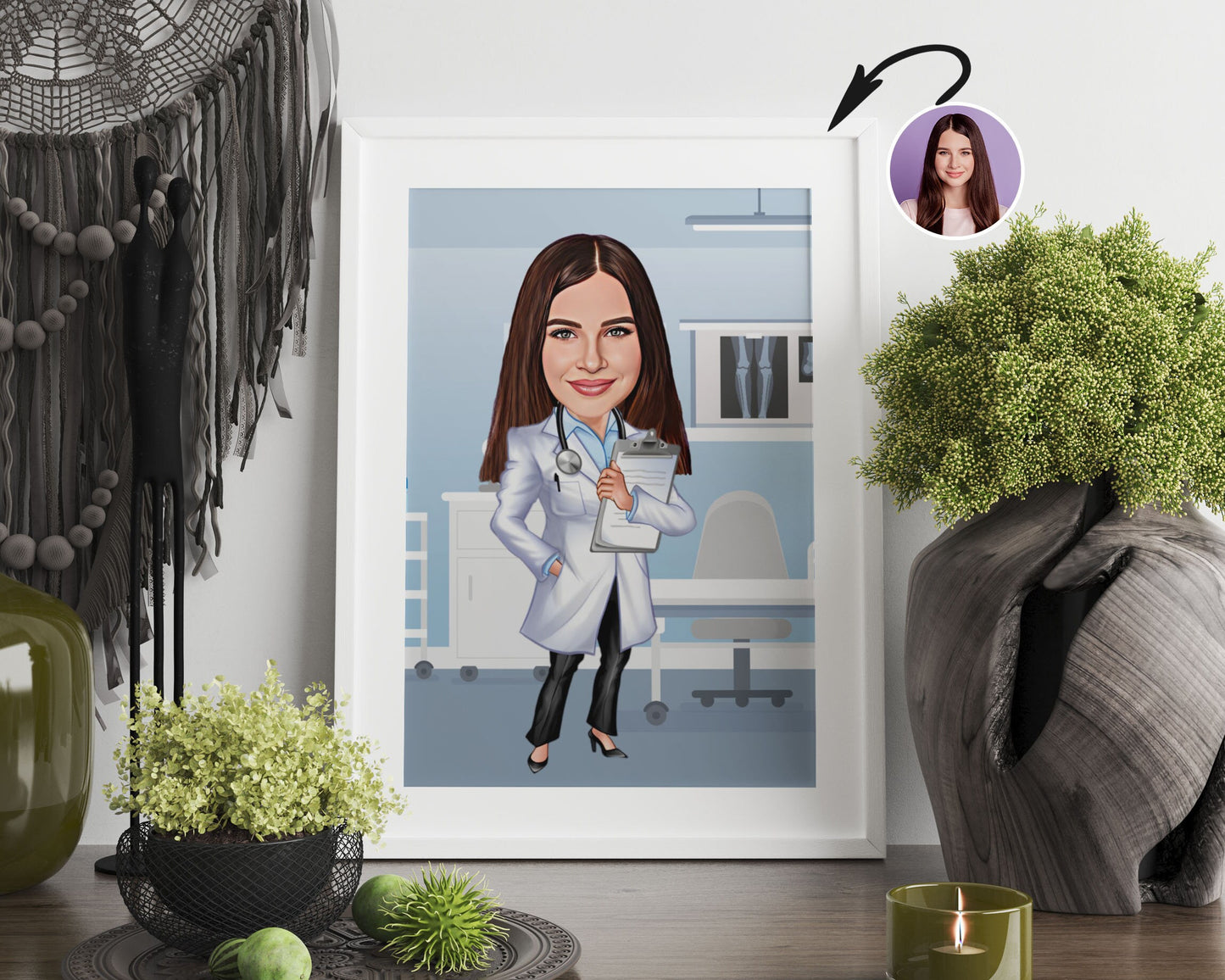 Personalised Doctor Caricature