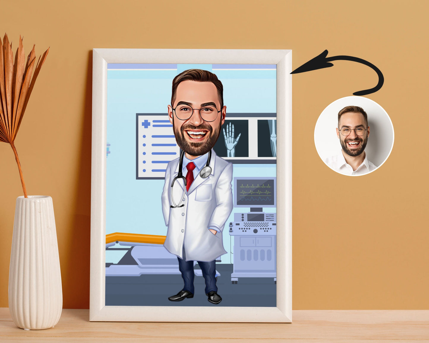 Personalised Doctor Caricature