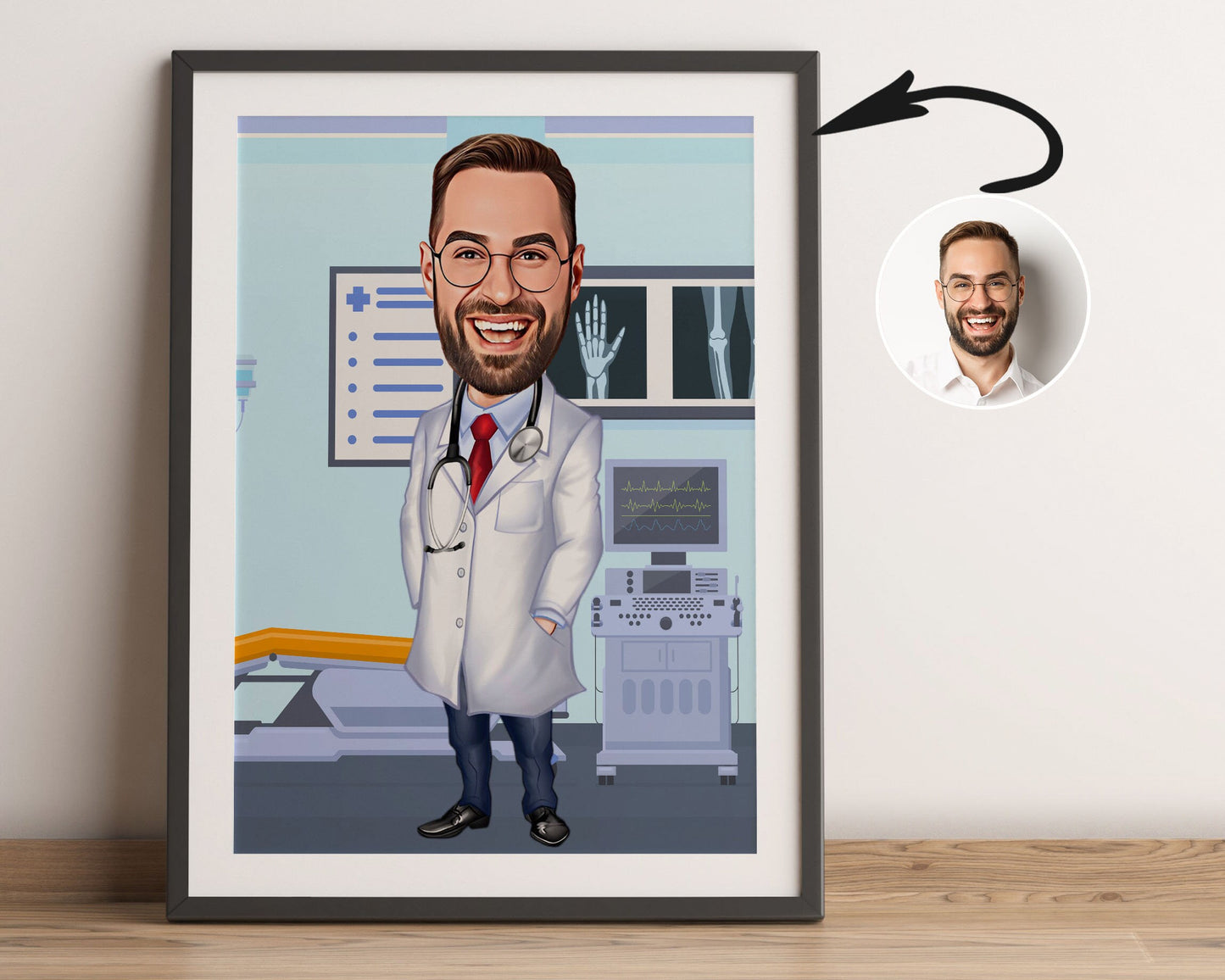 Personalised Doctor Caricature