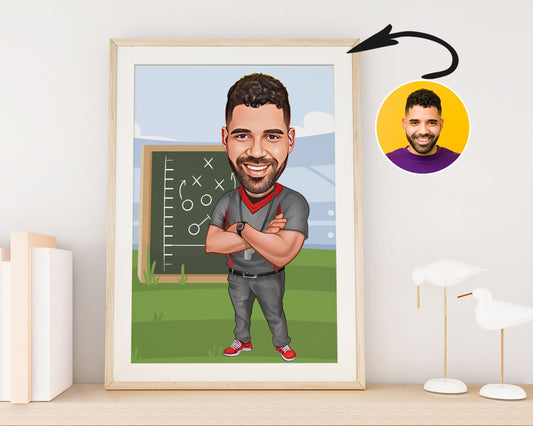 Personalised Coach Caricature
