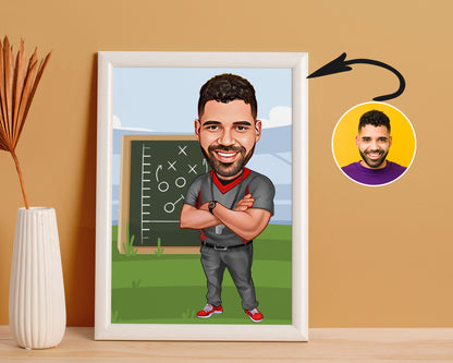 Personalised Coach Caricature