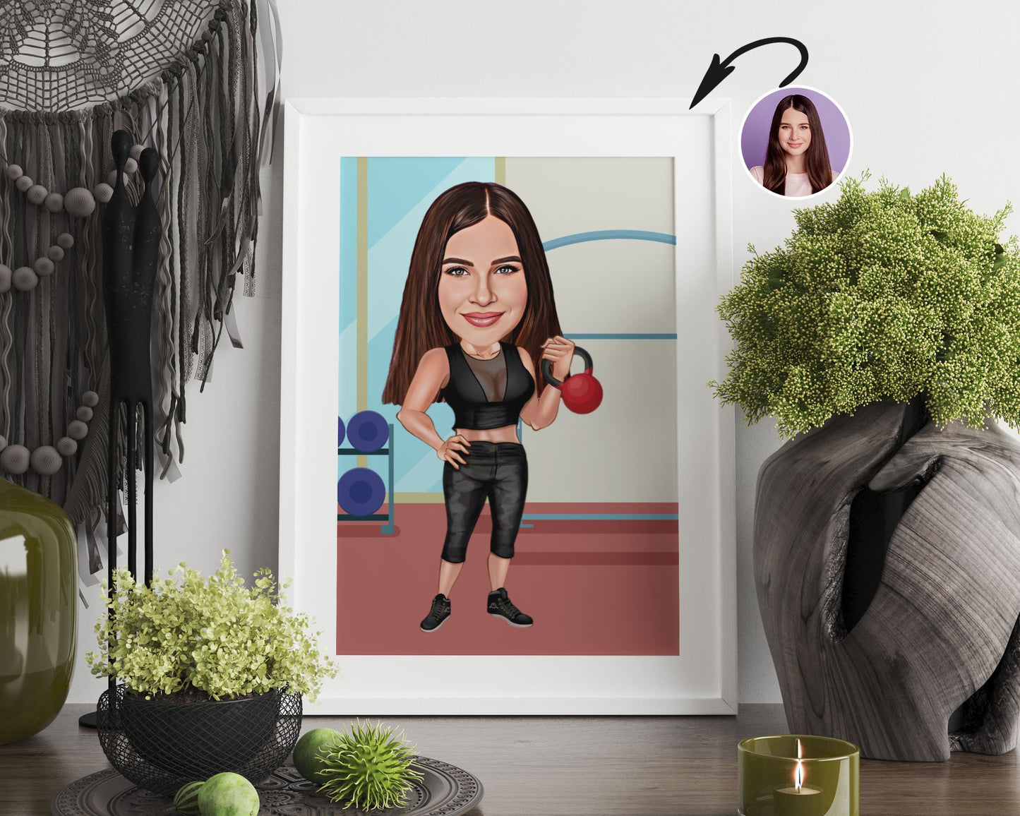 Personalised Fitness Caricature