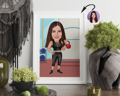 Personalised Fitness Caricature