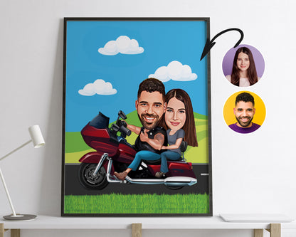 Personalised Couple Caricature