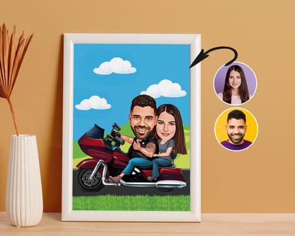 Personalised Couple Caricature