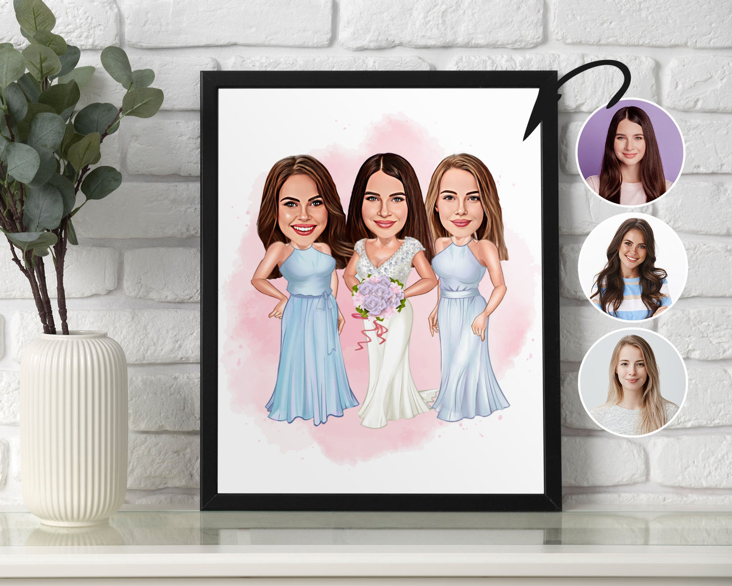 Personalised Family Caricature