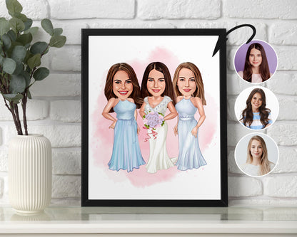 Personalised Family Caricature