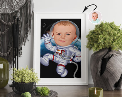 Personalised Austronaut Caricature