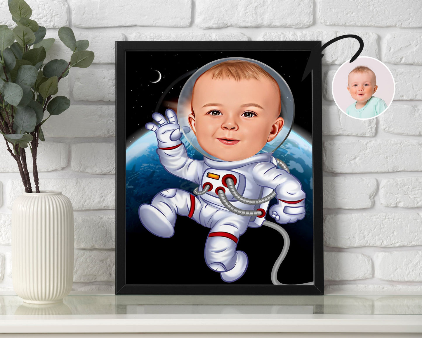 Personalised Austronaut Caricature