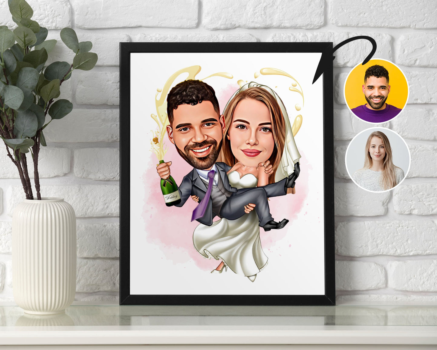 Personalised Wedding Caricature