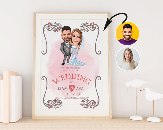 Personalised Wedding Caricature