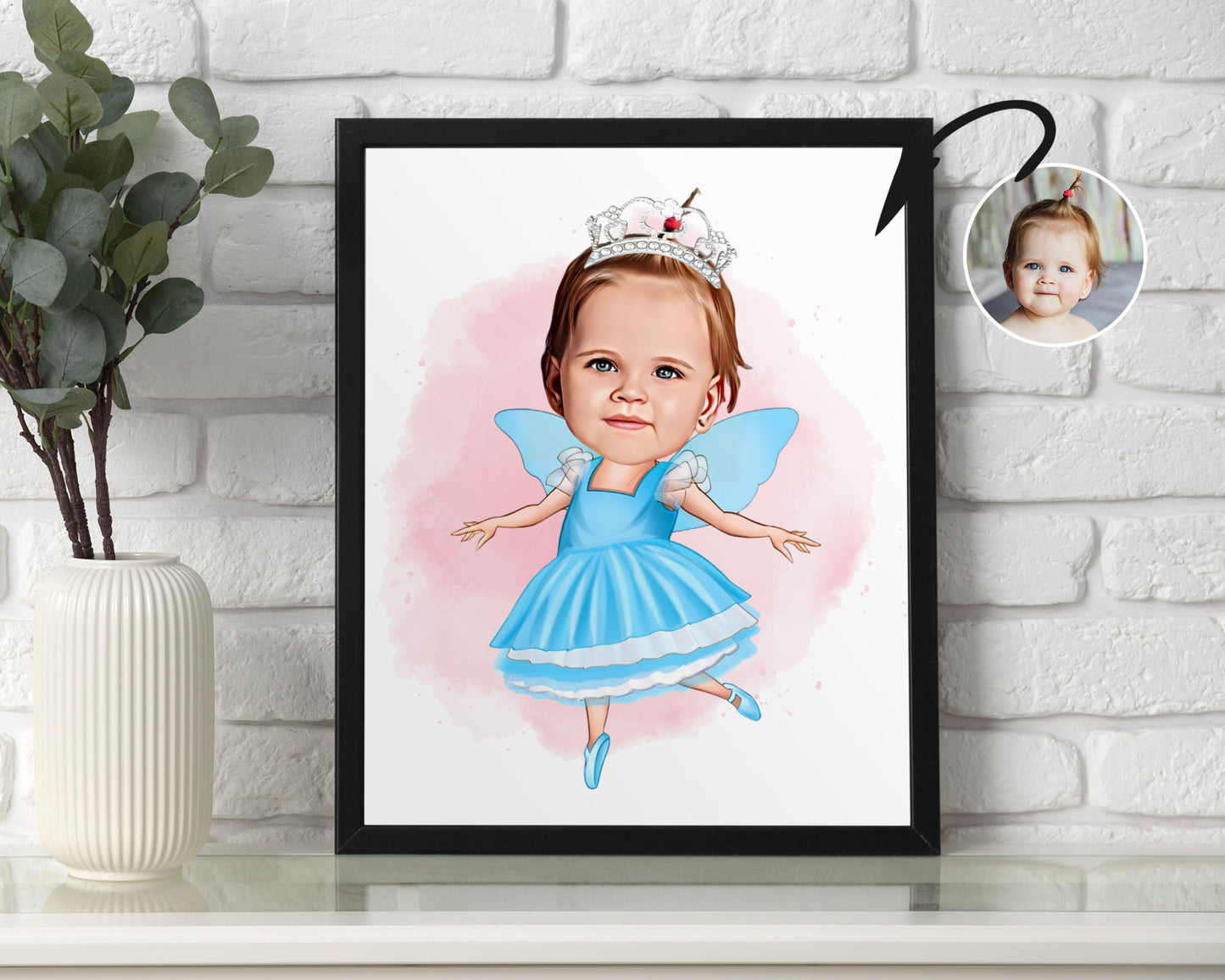 Personalised Baby Caricature