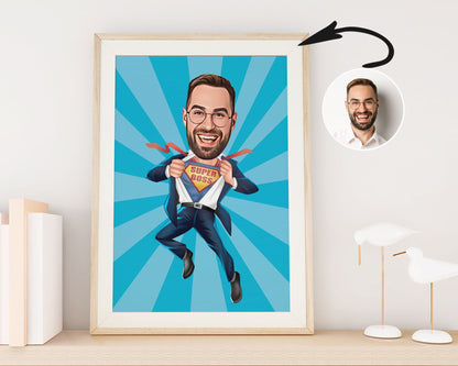 Personalised Boss Caricature