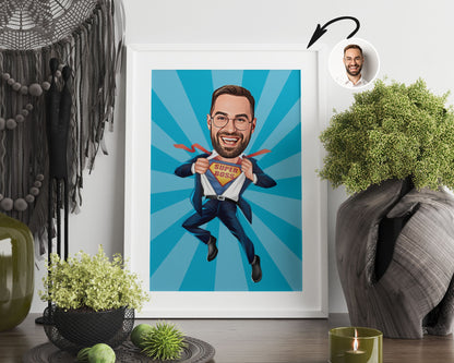Personalised Boss Caricature