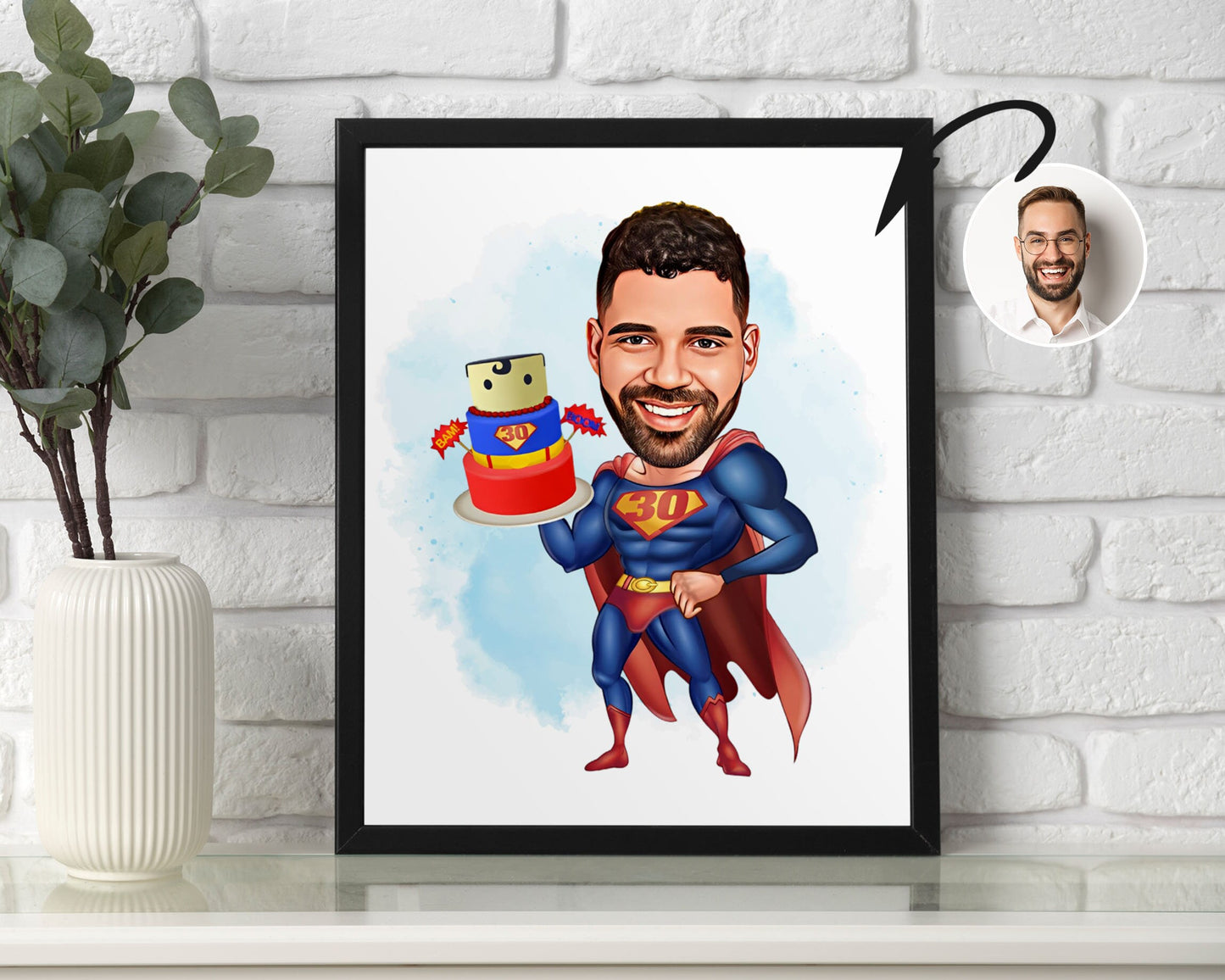 Personalised Super Hero Caricature