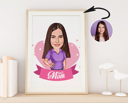 Personalised Mother's Day Caricature