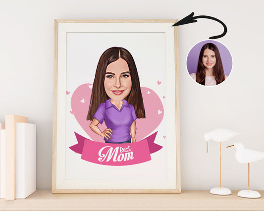 Personalised Mother's Day Caricature