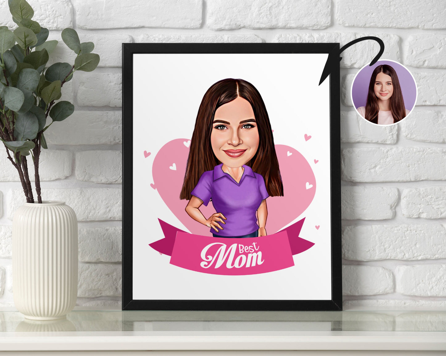Personalised Mother's Day Caricature