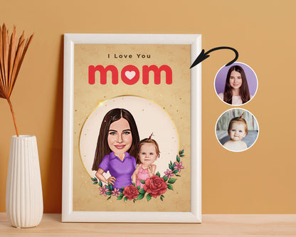 Personalised Mother's Day Caricature