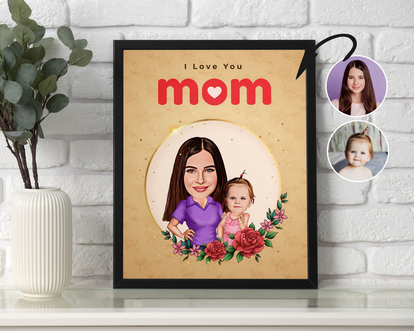 Personalised Mother's Day Caricature