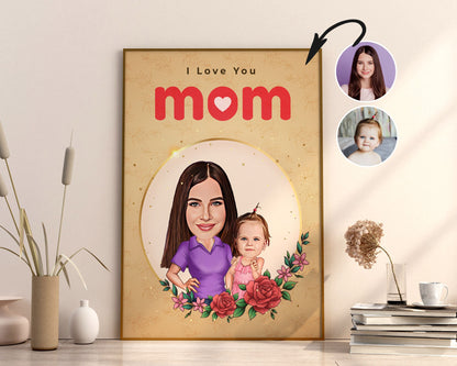 Personalised Mother's Day Caricature