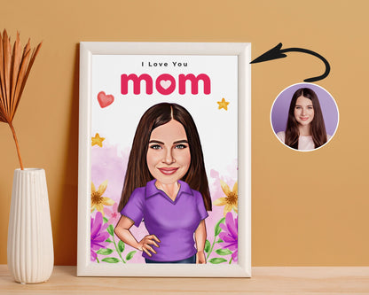 Personalised Mother's Day Caricature