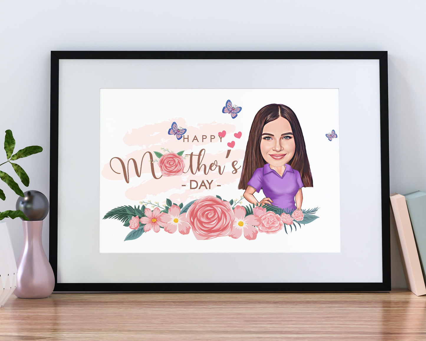 Personalised Mother's Day Caricature