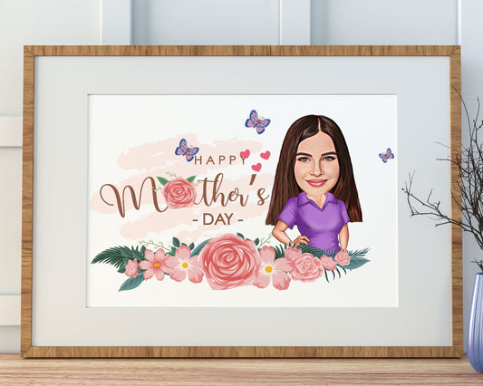 Personalised Mother's Day Caricature