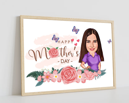 Personalised Mother's Day Caricature