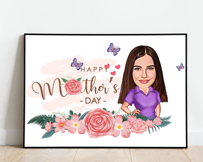 Personalised Mother's Day Caricature