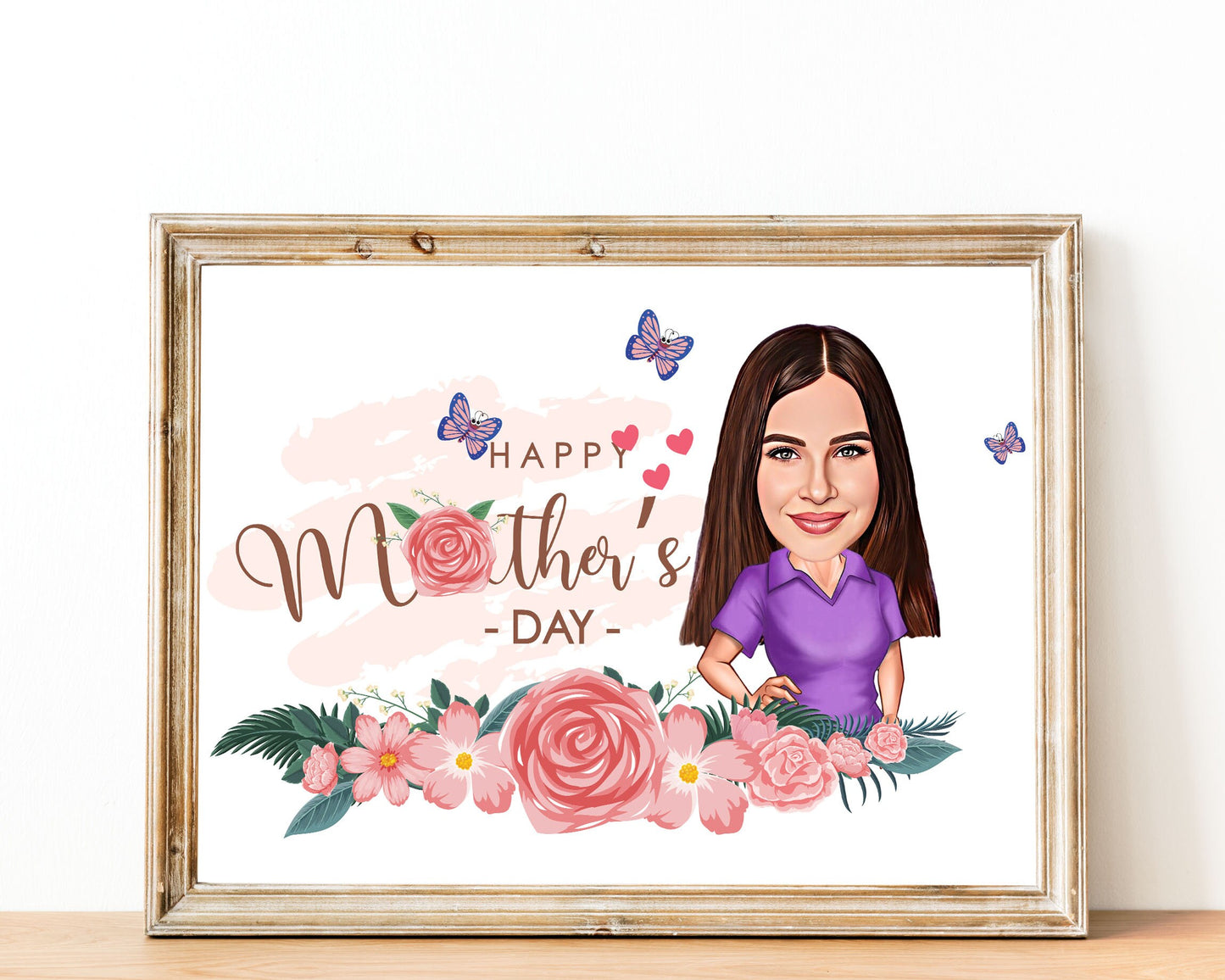 Personalised Mother's Day Caricature