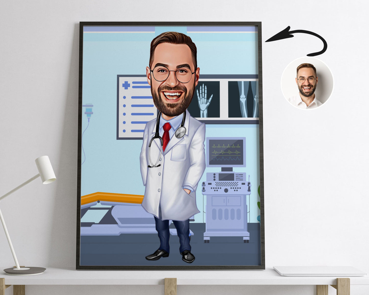 Personalised Doctor Caricature