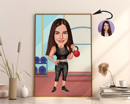 Personalised Fitness Caricature