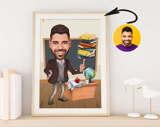 Personalised Teacher Caricature