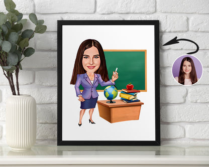 Personalised Teacher Caricature