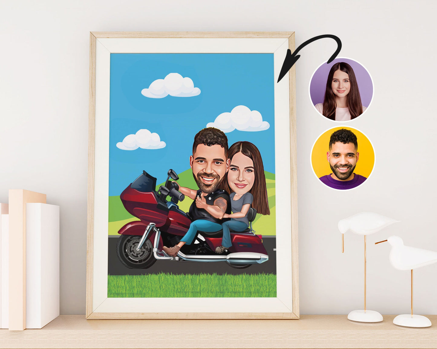 Personalised Couple Caricature