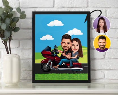 Personalised Couple Caricature
