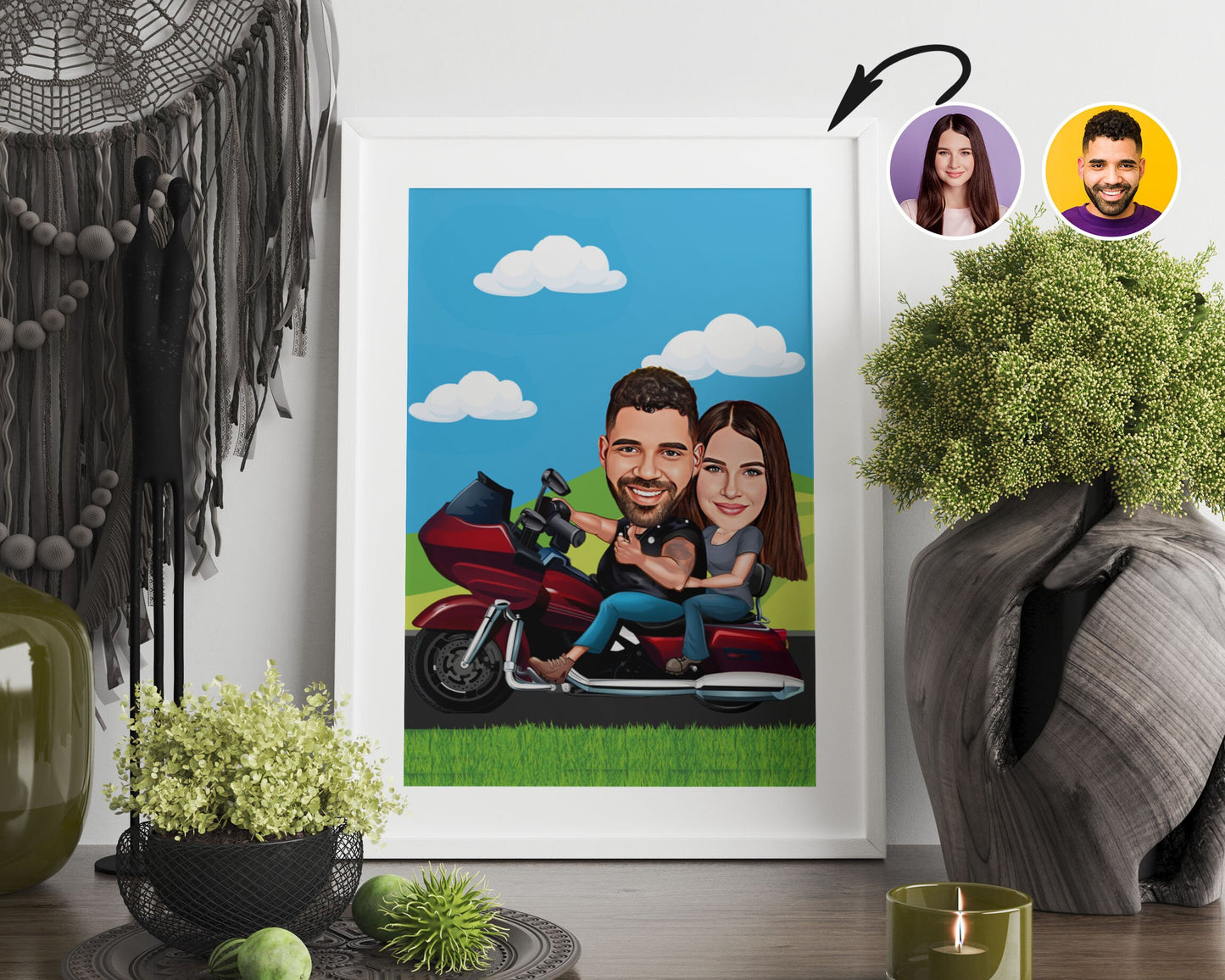 Personalised Couple Caricature