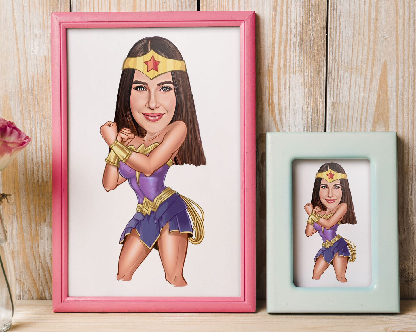 Personalised Super Woman Caricature