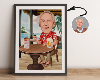 Personalised Holiday Caricature