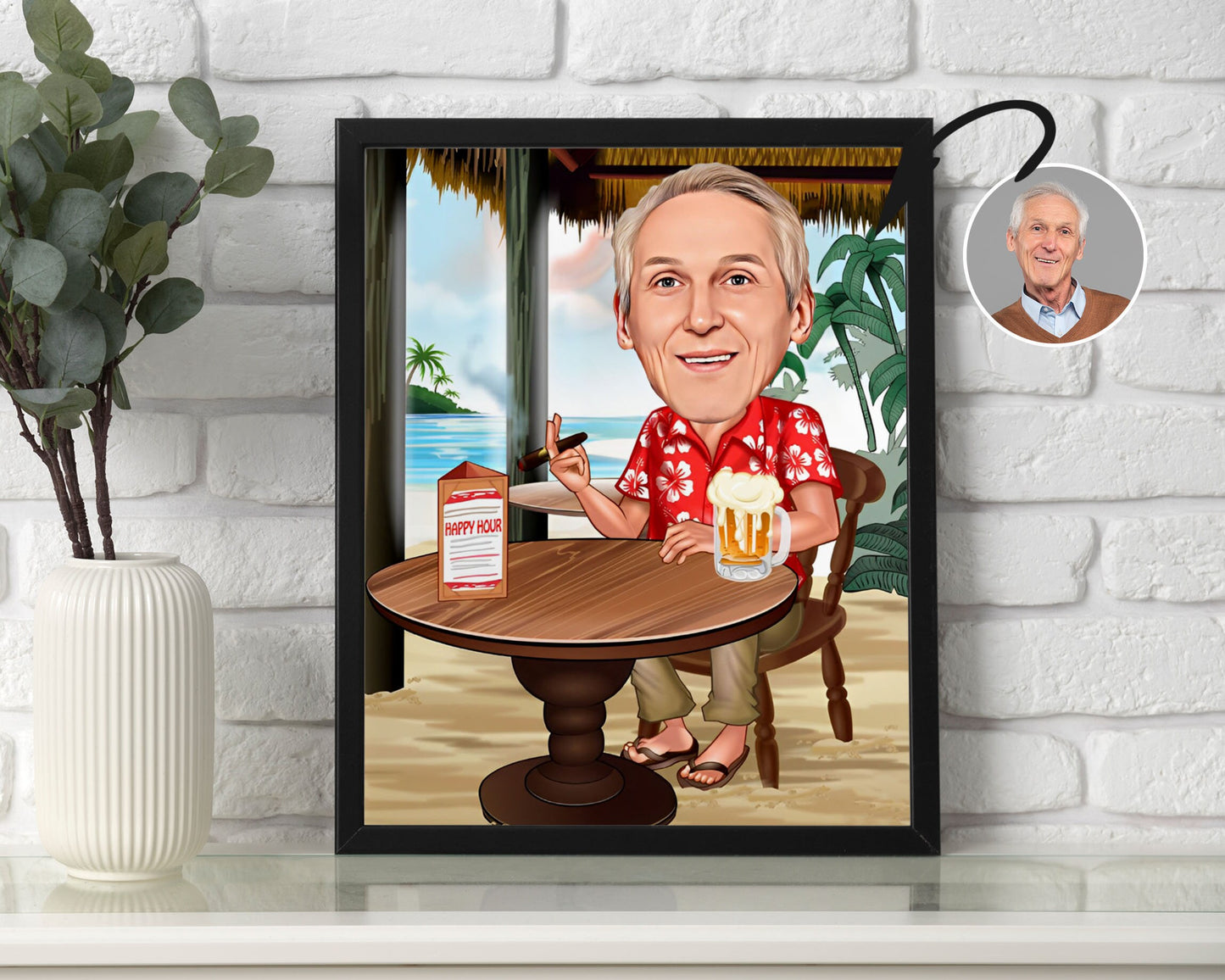 Personalised Holiday Caricature