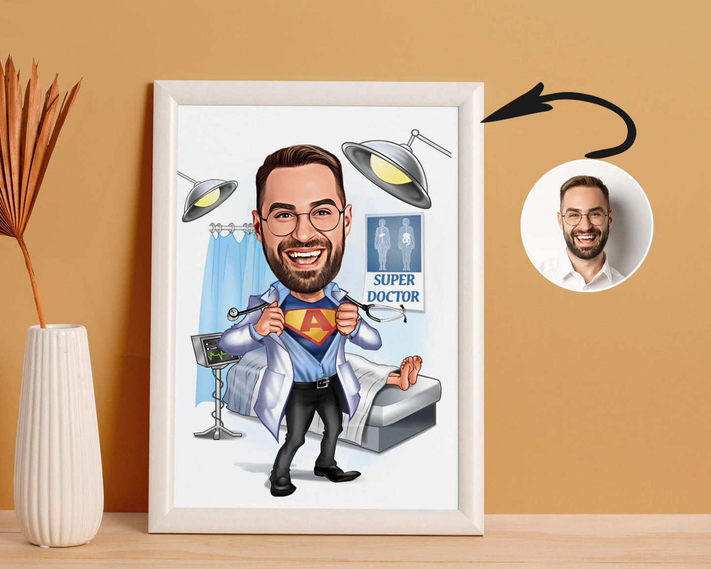Personalised Doctor Caricature