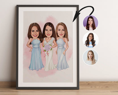 Personalised Family Caricature